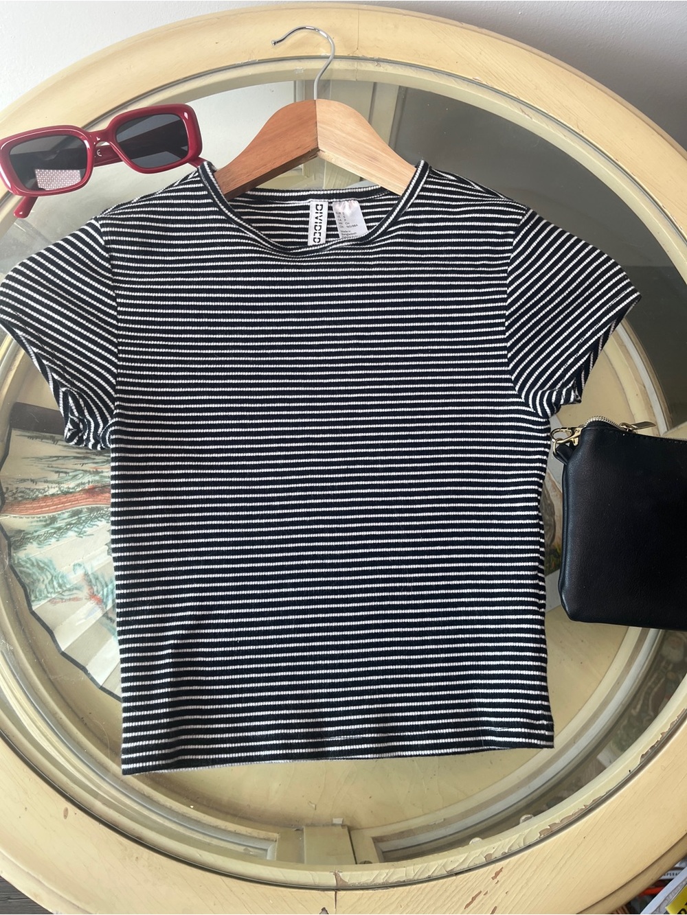 95% Cotton Stripped Baby Tee